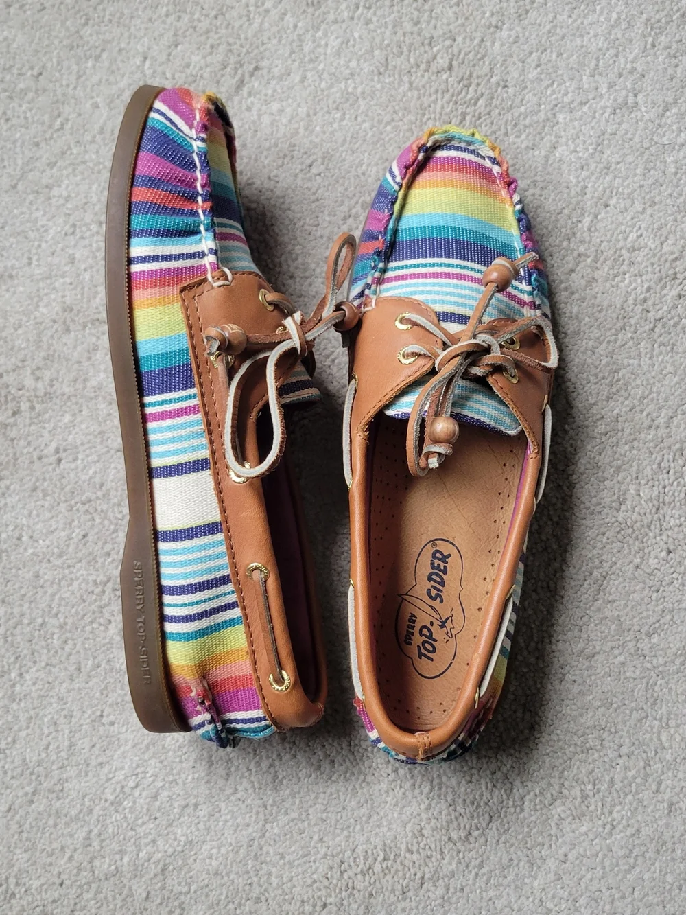 Sperry colorful striped